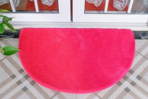 Home Kitchen Zebrasmile Super Soft Washable Micro Fiber Half Moon Door Mat Semicircle Rug Half Round Mat Indoor Doormat Front Rug Under Door For Bath Room Living Room 15 7 X 23 6in Gray Doormats