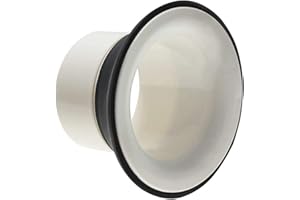 BUZHI Bass Drum Enhancer Adjustable ABS Rubber Bass Drum Kick Enhancer with Protection Sticker Bass Drum Head Port Hole Protector,Bass Drum Head