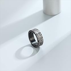 Adreamz 8mm Computer Circuit Board Pattern Ring