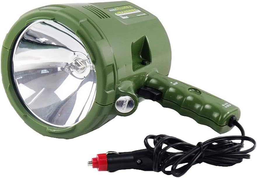 55W/100W Xenon Car Work Lights Spotlight,for Car Boat Offroad Vehicle Driving Outdoor Fishing Light Hunting Camping Patrol Light Car Searchlight,6 Colors Light CYHY