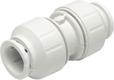 Speedfit PEM0415W Straight Connector 15mm White Push Fit Water Pipe Fitting