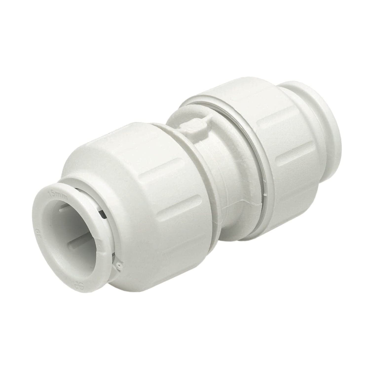 John Guest Speedfit PEM0415W Straight Connector, White, 15 mm