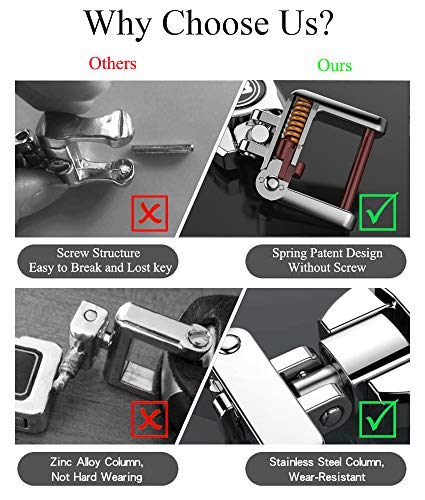 image for Feeke Sturdy Car Key Fob Key Chain Heavy Duty Keychain for Subaru WRX 