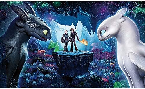 Wall Sticker How to Train Your Dragon Boy's Bedroom Waterproof Poster Wall Sticker-100 X 60Cm (39 X 24 Inches) Easy to Paste,B