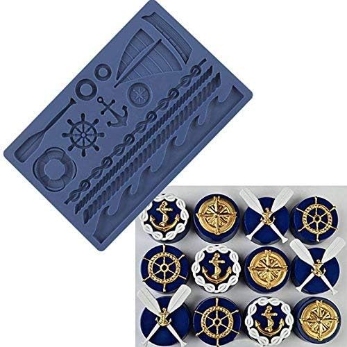 Giddah Tools Silicone DIY Anchor Fondant Silicone Mold Liquid Silicone Cake Mould Cake Decoration #1