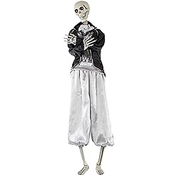 Haunted Hill Farm Life-Size Scary Talking Skeleton
