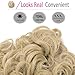Messy Curly Combs Hair Bun Extensions Easy Stretch Hair Dish Chignon Clip in Updo Hairpiece Ponytail Scrunchy Accessory for Women Golden Blonde Mix Bleach Blondethumb 2