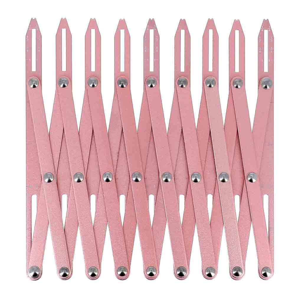 BOHIN France Sewing Gauge, Pink, Up to 9 Buttons