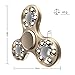Fidget Spinner, HoneyAKE Tri Finger Spinner EDC Fidget Toy High Speed Stainless Steel Bearing Metal Material Hand Spinner for ADD ADHD Focus Anxiety Stress Relief Boredom Killing Time (Gold)