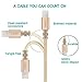 IPhone Charger TIMMY 3Pack 6FT Nylon Braided 8 pin Lightning cable certified to charging Cable with charging indictor powerline for iPhone 5/5C/5S/6S/6S PLUS/7/7 plus, iPad Air, and more (Gold)