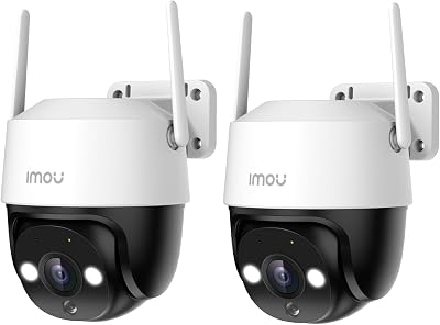 Imou 2K Outdoor Security Camera Kit 2 Pack AI Human Vehicle Detection 360 PTZ