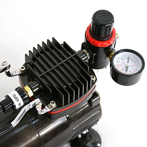 ZENY DualAction MultiPurpose Airbrush Kit Custom Paint Set Air Compressor Airbrushing Painting