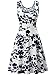FENSACE Womens Summer Casual Flared Floral Midi Dress 180167 Medium