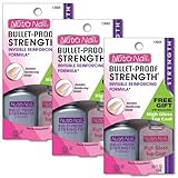 Nutra Nail's Bullet-Proof Strengthening Formula w/FREE High Gloss Top Coat (Pack of 3)