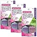 Nutra Nail's Bullet-Proof Strengthening Formula w/FREE High Gloss Top Coat (Pack of 3)