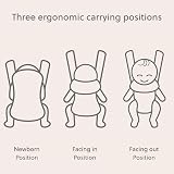 BabyBjörn Baby Carrier Mini 3D Jersey Charcoal Grey Newborn Carrier view 4