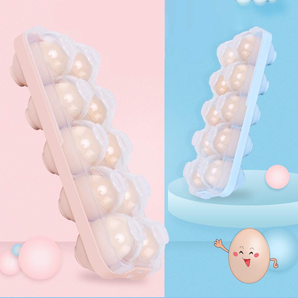 Bandeja para Huevos 10 Hoyos Hueveras de Plastico para Nevera Camping