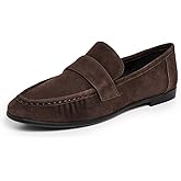 Black Suede Studio Women's Arrow Loafers