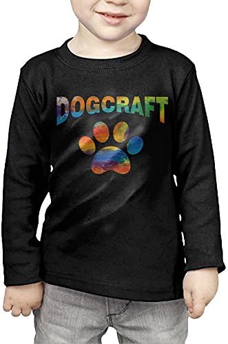 Toddler's Tie Dye Dogcraft Long Sleeve Tee Shirt 4 Toddler Black