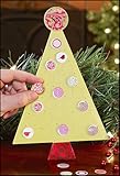 Christmas Swirl Tree Shaped Magnetic Advent Calendar