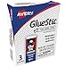 Avery Glue Sticks for Envelopes, Disappearing Purple Color, 0.26 oz., Nontoxic, Permanent Glue, 3 Glue Stics (00134)