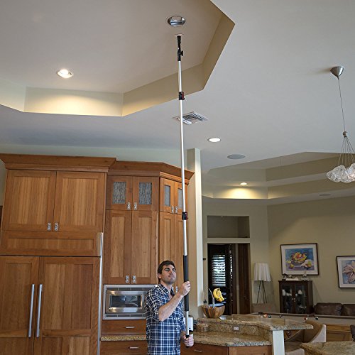 STAUBER Best Light Bulb Changer Kit with Extension Pole 12 Feet