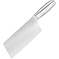 SHI BA ZI ZUO Chopper Knife Professional Chef Knife Meat Cleaver Knife Butcher Knife Slicing Meat Chopping Bones with Stainless Steel Handle