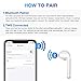 Bluetooth Headphones, Wireless Headphones【MagnetiBluetooth Earbuds, APHONE Mini Wireless Headphones with Light Charging Case Car Headset Compatible iPhone 6 7 8 Plus X/iPad Samsung Android/Smartphone