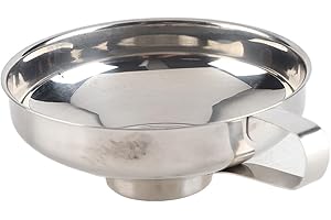 Canning Funnel for Kitchen Use, Wide Mouth Food Grade Stainless Steel Funnel for Wide and Regular Mouth Mason Jar, Ideal for 