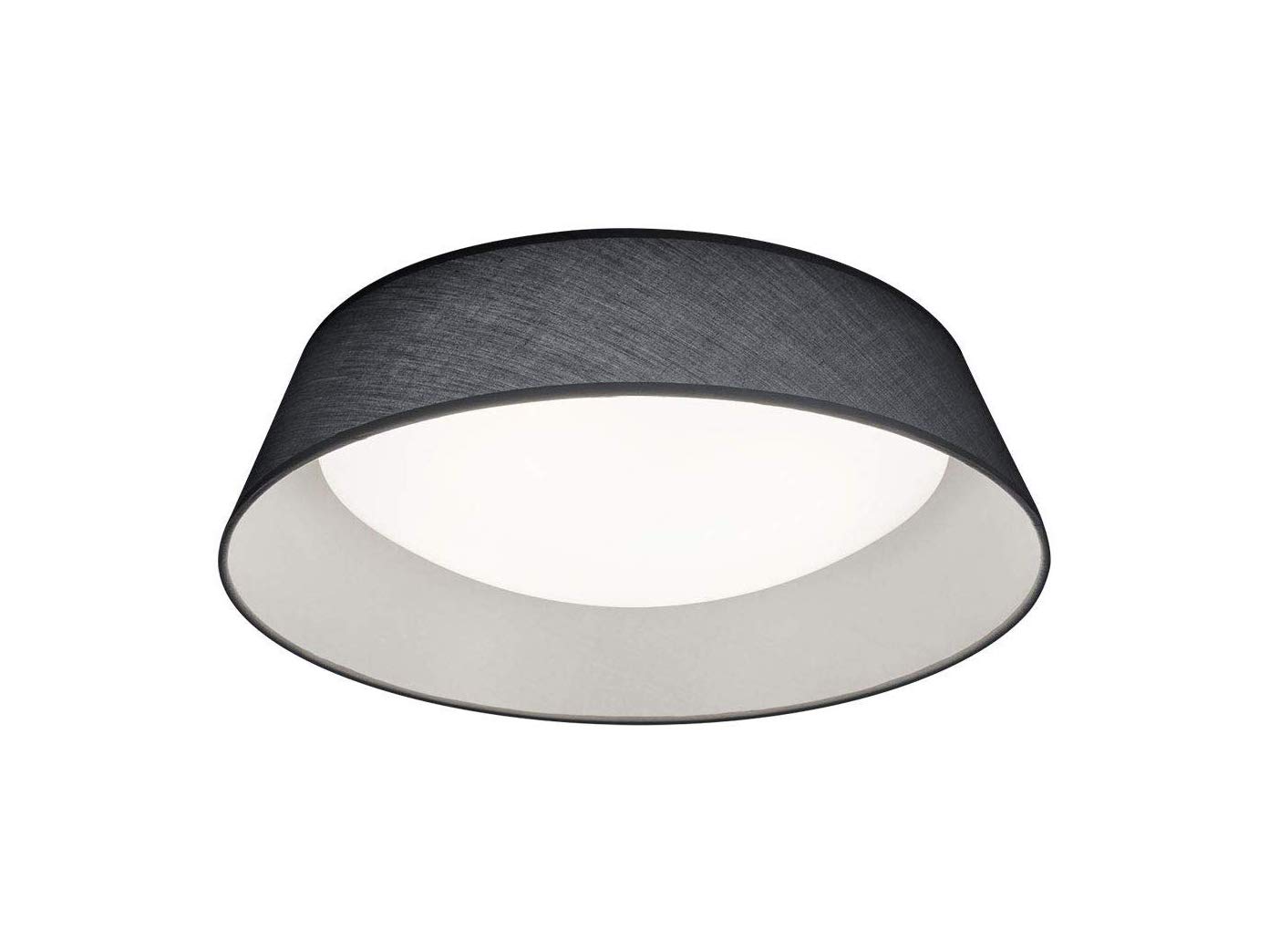 Reality Leuchten Ceiling Light, Fabric, Grey