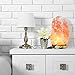 Himalayan Glow Vintage Style Salt Lamp Night Light with Pink Salt Chunks | 360 Degree Rotatable Wall Plug,Night Light & Decorative Light to Décor Your Home