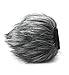 HUANOR HN-14 Furry Mic Microphone Windscreen Wind Cover for Zoom H2N Voice Recording Shotgun Recorder + CEARI Microfiber Cloth