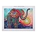 Amersin DIY 5D Special Shaped Diamond Painting by Number Kits, Full Drill Rhinestone Embroidery Cross Stitch Pictures for Christmas Home Decor (Elephant 1)