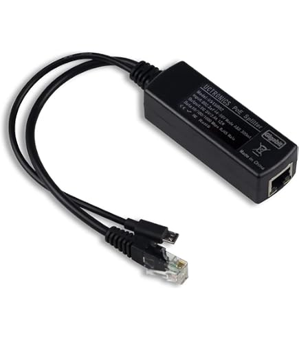 Amazon.com: UCTRONICS IEEE 802.3af Micro USB Active PoE Splitter
