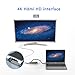 Stouch USB C HDMI HUB Adapter for MacBook Pro 2015/2016, 7 in 1 USB 3.1 USB-C to type C Charge Port ,HDMI Output, SD + MicroSD Card Reader and 2-Ports USB 3.0 Space Gray