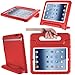 i-Blason Apple iPad Air / iPad 5 ArmorBox Kido Series Light Weight Super Protection Convertable Stand Cover Case (Red)