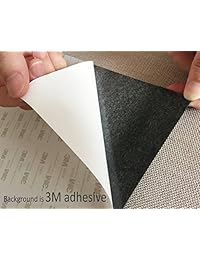 Superficie de Impresión 3d construir, impresora 3d calor cama Plataforma Pegatina Hoja, 12" x 12" Plaza con Premium calcomanía, (4 unidades), color negro