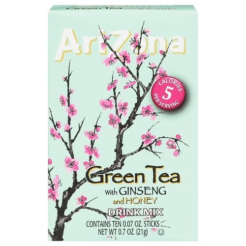 ARIZONA GREEN TEA WITH GINSENG AND HONEY –...