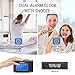 iTronics Projection Alarm Clock Radios for Bedroom, Alarm Clock with AM/FM Radio, Adjustable Loud Alarm and Backlight LCD Big Digits, Alarm Clock Radio with Projection on Ceiling, USB Phone Charger