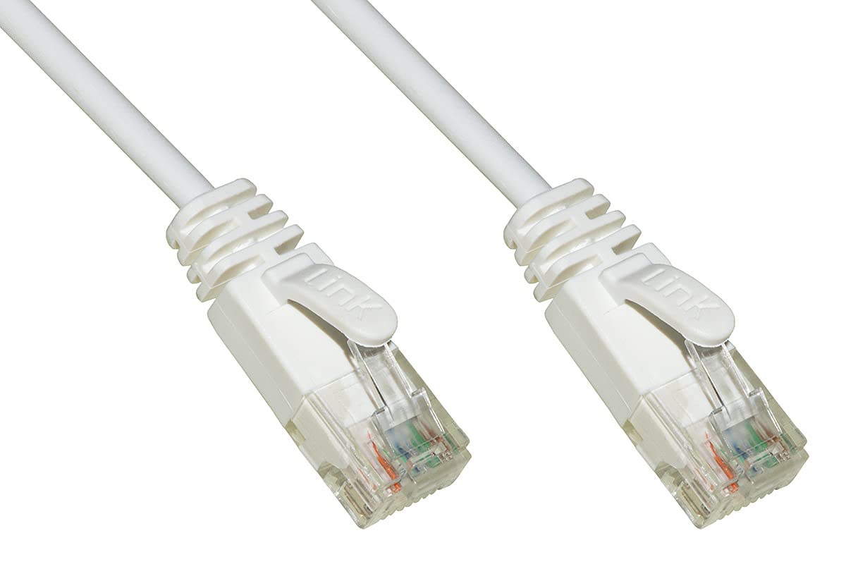 LINK LK6U075WS Network Cable Cat. 6 Unshielded UTP Color White HALOGENFREE MT 7.5 SLIM