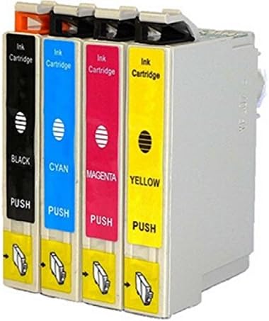 Replacing Epson 220 220XL T220120 T220XL120 T220XL220 T220XL320 T220XL420 Color Set Ink Cartridge Use for Epson Expression XP-420 WorkForce WF-2630 WF-2650 WF-2660 Series Printers (T220 - 1K/1C/1M/1Y)