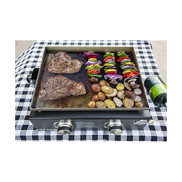 PIT-BOSS-PB336GS-2-Burner-Table-Top-Gas-Cast-Iron-Griddle-Black