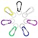 WAPAG Carabiner Clip, 2 inch Small Carabiner, Aluminum Mini Carabiner for Keys, Small Items, Daily Life, Camping, Hiking, Running (Color)