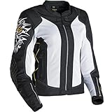 Scorpion Women's Nip Tuck Jacket - X-Large/Black/White/Gold