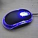SODIAL(TM) USB LED Optical Wired Scroll Wheel Mini Mouse Mice For PC Laptop - Black