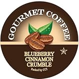 Smart Sips Coffee, Blueberry Cinnamon Crumble, 24 Count, Single Serve Cups Compatible With Keurig K-Cup Brewers