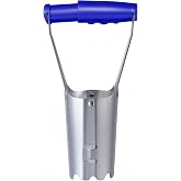 XVBITOR Bulb Planter Tool, Bulb Transplanter with Bend Free | Depth Markers for Digging Holes, Automatic Soil Releasing Seed for Tulips, Dahlias, Daffodils