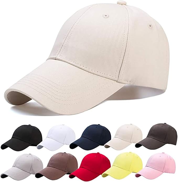 Etyepoh Unisex Kappe Baseball Cap Fur Herren Und Damen Verstellbar Reine Farbe Baseboard Baseballkappe Mutze A Beige Amazon De Bekleidung