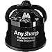 AnySharp Global Knife Sharpener with PowerGrip, Black