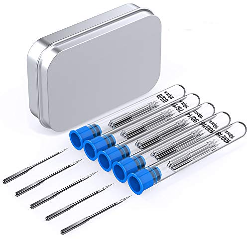 50 Count Sewing Machine Needles for Brother Singer Janome Varmax